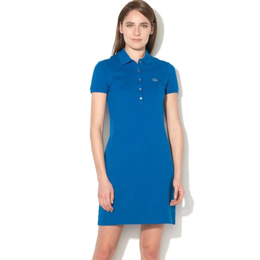 Lacoste Blue Polo Shirt Dress